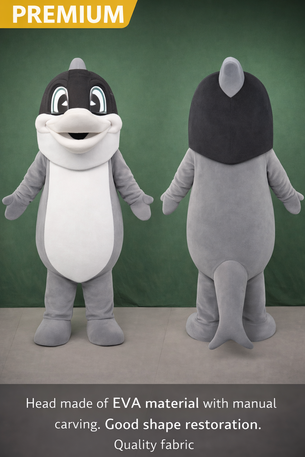 Prémiový kostým maskota EVA vyřezávaná hlava odolná látka profesionální maskot
